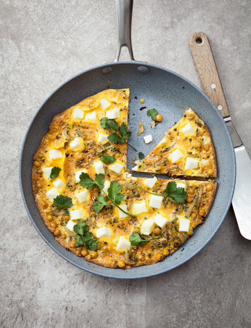 Chickpea and Paneer Frittata 